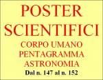 146X-Poster scientifici-Corpo umano, Pentagramma, Astronomia Consultare dalla foto n. 147 alla n. 152